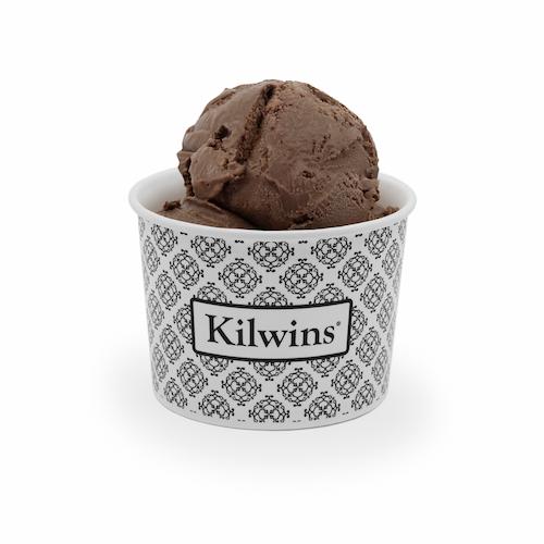 Chocolate ice cream in Kilwins cup