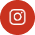 Red Instagram logo icon button