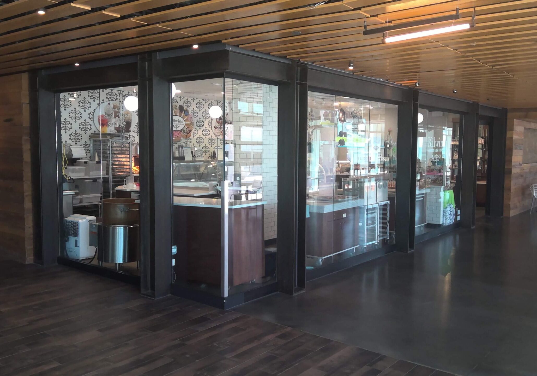 Kilwins chocolate and ice cream shop interior view